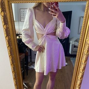 SATIN MINI DRESS (worn once)